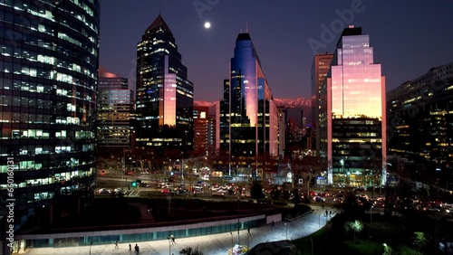 Fotografia Sunset at Santiago Chile