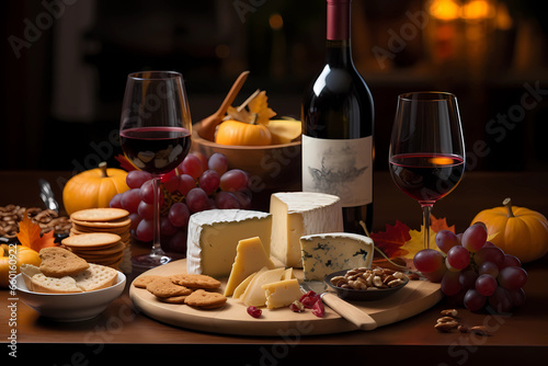 Autumn Wine and Cheese Tasting - Attend a vineyard's wine and cheese pairing event, savoring the flavors of carefully selected wines paired with artisanal cheeses