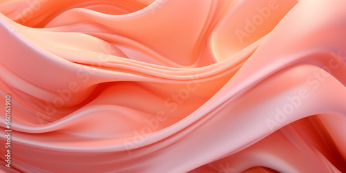 Pink color flow wave trendy background. Background for presentation, Copy space, backdrop. Colorful texture. Ai generative