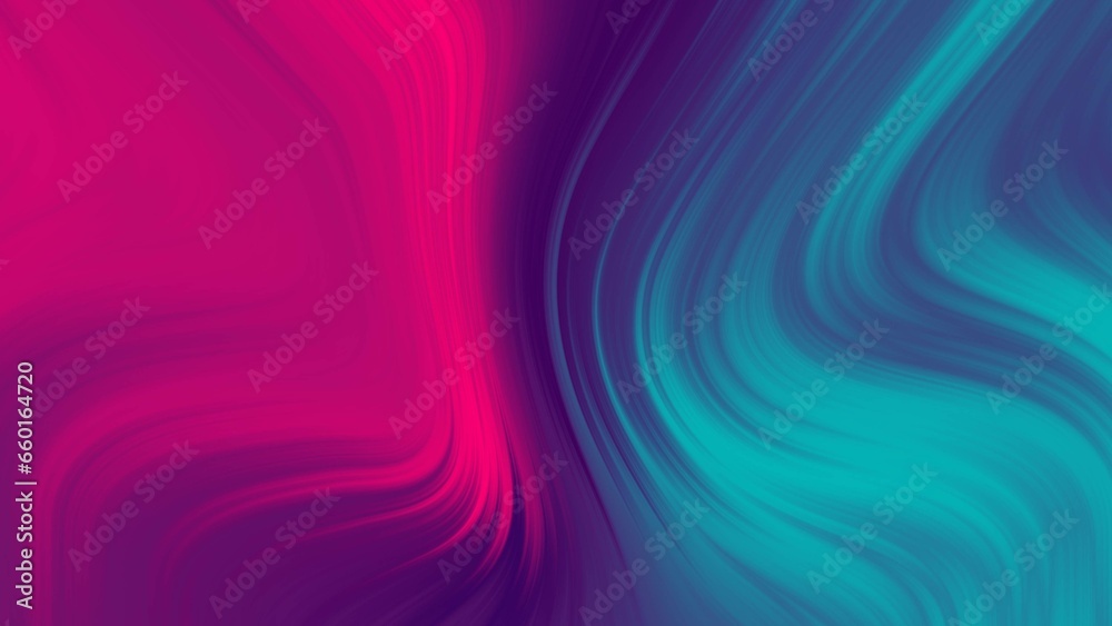 abstract colorful pattern with curved lines illustration background.