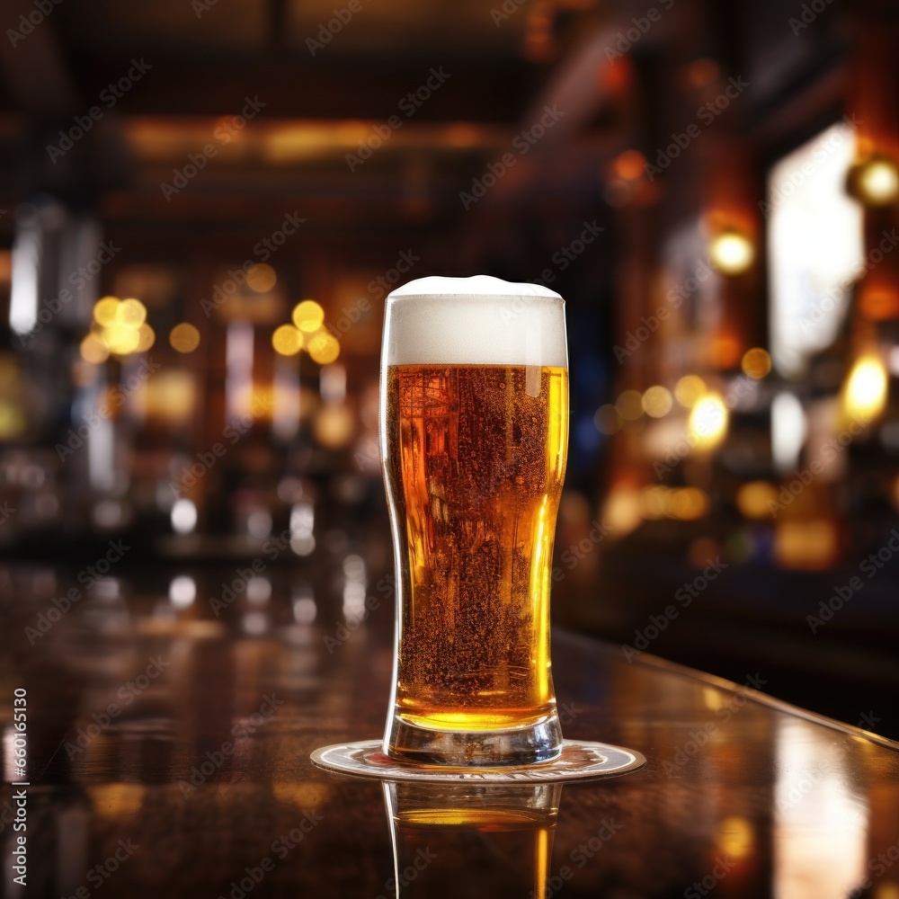 beer about to hit the bar with lots of light and foam in high quality and resolution beer about to hit the bar with lots of light and foam in high quality and resolution