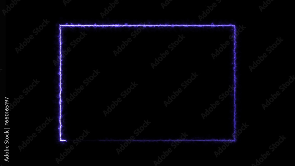 Abstract Neon light glowing rectangle shape illustration background. Abstract Neon light glowing rectangle shape illustration background.
