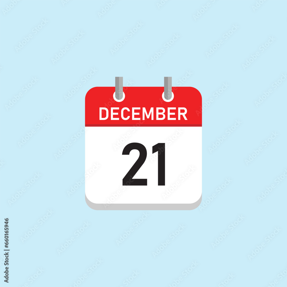 December 21 Concept Design. Vector Illustration. December 21 Concept Design. Vector Illustration.
