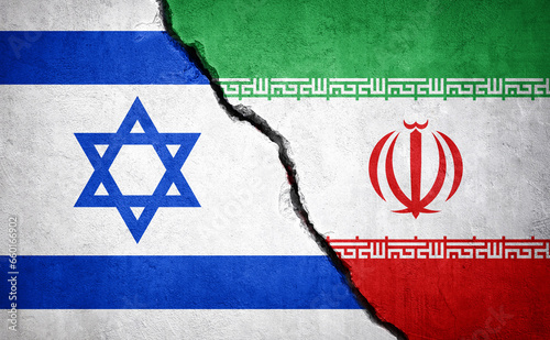 Iran and Israel conflict. photo