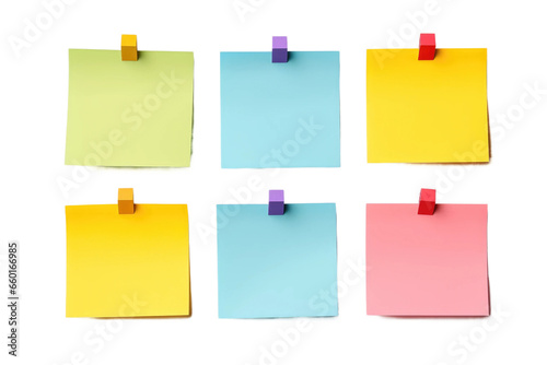 Sticky Note Ensemble and Bulletin Board on isolated background