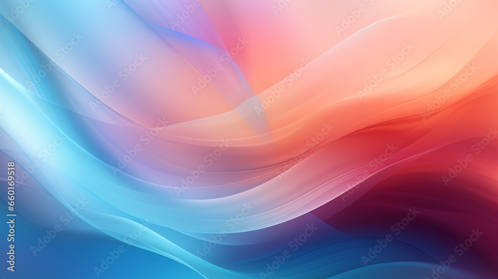 Obraz premium Gradient abstract design with a split tone colored background, Generative AI