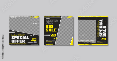 Black friday special sale social media stories template