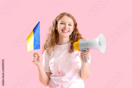 Beautiful happy young woman...
