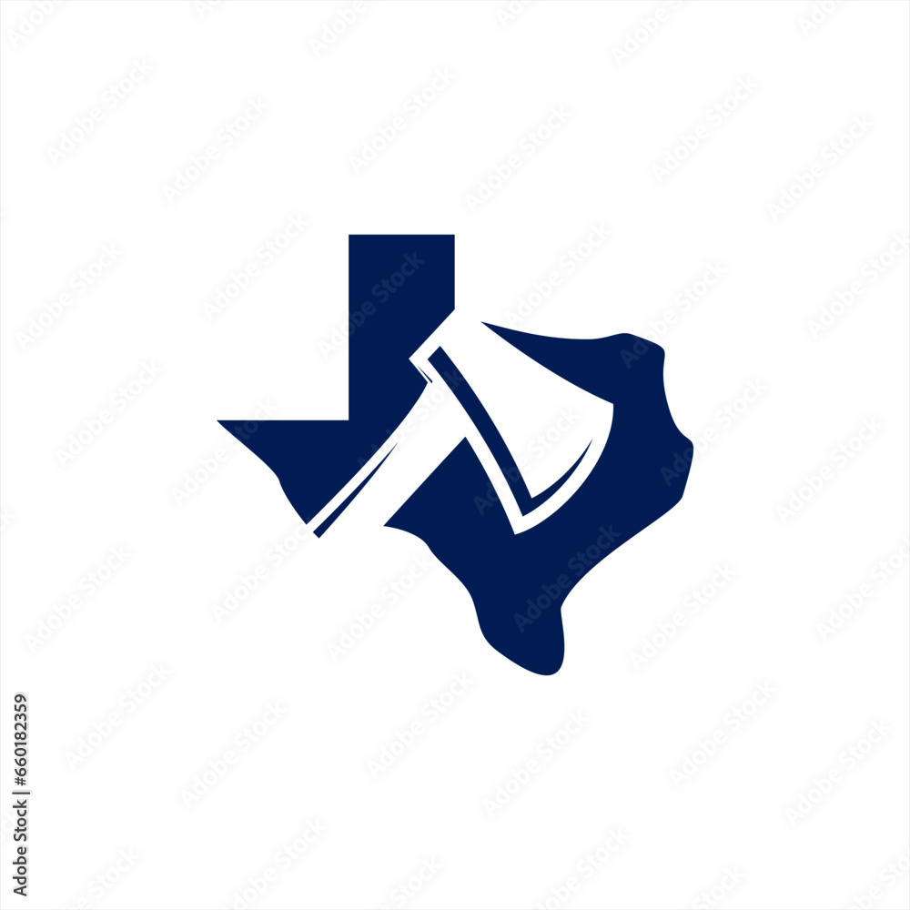 ax and texas logo design, vector,symbol,negative space texas with ax, texas ax logo design stamp,axe and texas symbol ax and texas logo design, vector,symbol,negative space texas with ax, texas ax logo design stamp,axe and texas symbol