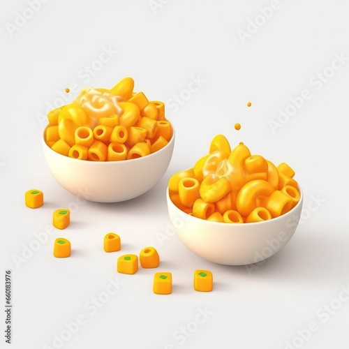 pasta in a glass bowl