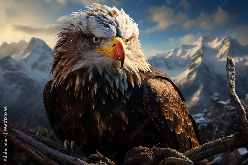 Fototapeta premium eagle in the sky