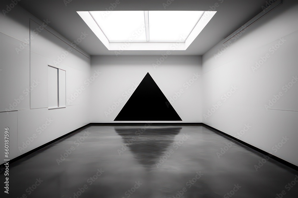 Obraz premium empty room with columns