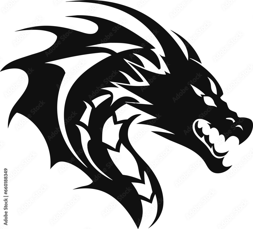Dragon design logo vector icon illustration design logo template fantasy animals Dragon design logo vector icon illustration design logo template fantasy animals