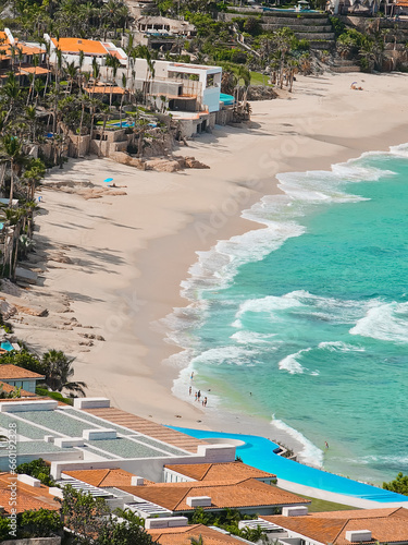 ocean waves meet coastal paradise