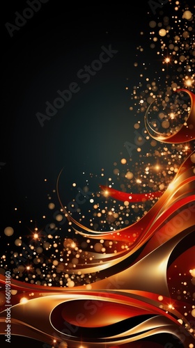 New Years Eve design with large copyspace - stock photo