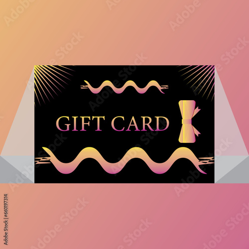 Gift Card template.