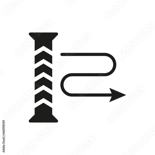 Underground parking icon. Vector illustration. EPS 10.