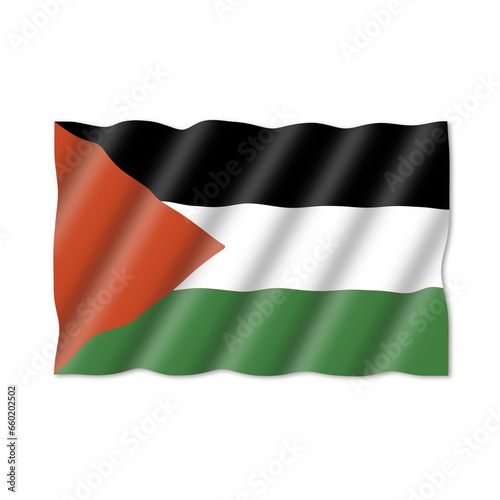 Free Download Waving flag of Palestine isolated on white background. - GFXLoad