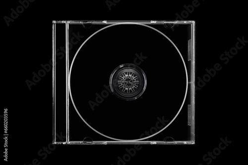 CD CASE WITH BACKGROUND BLACK