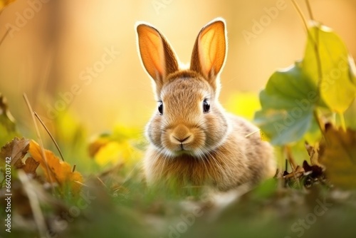 a rabbit in the grass © Skyfe