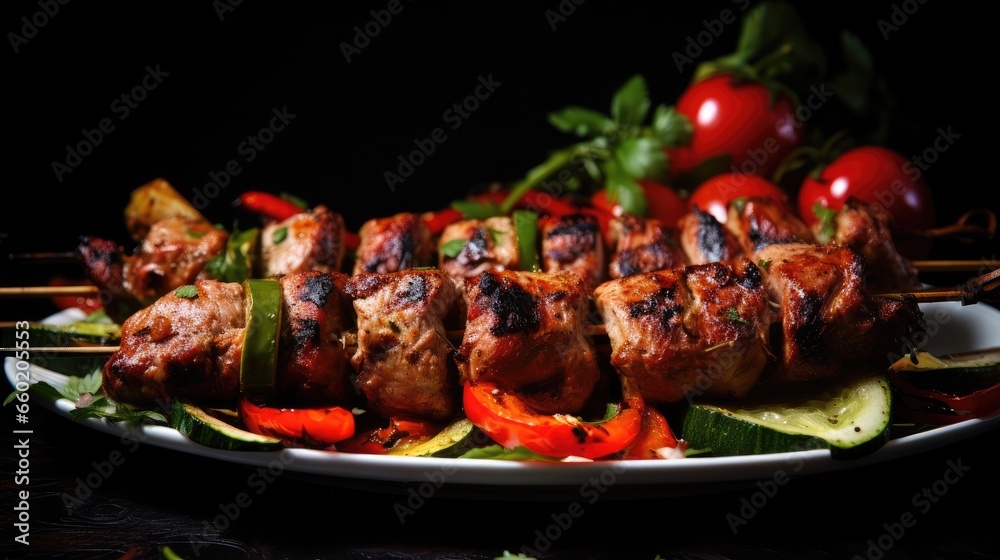 Traditional BBQ Pork Kebabs
