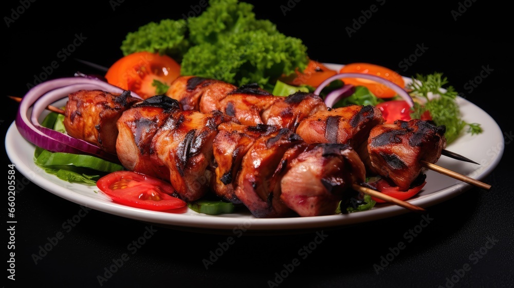 Traditional BBQ Pork Kebabs Traditional BBQ Pork Kebabs