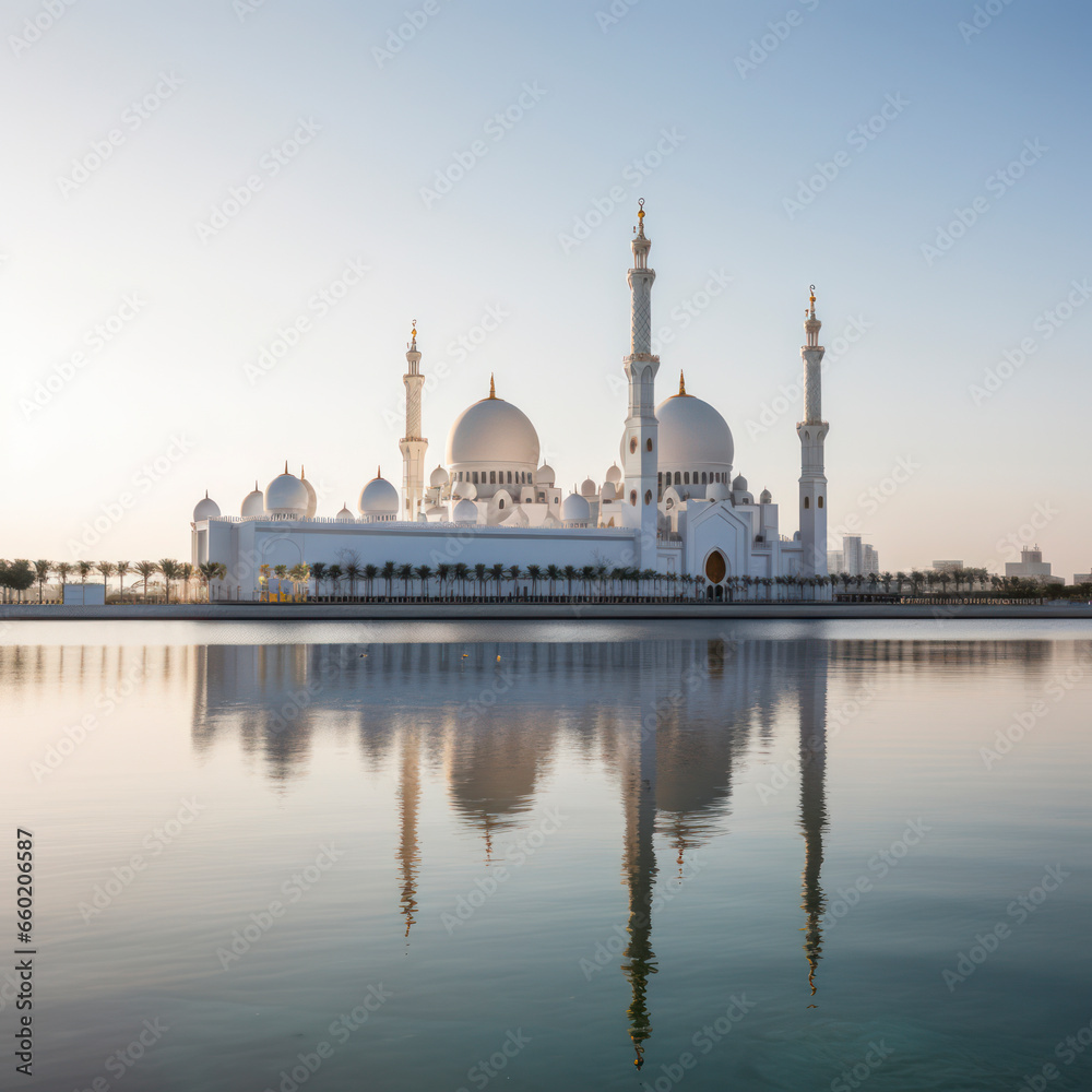 Obraz premium abu dhabi sheik zayed mosque.