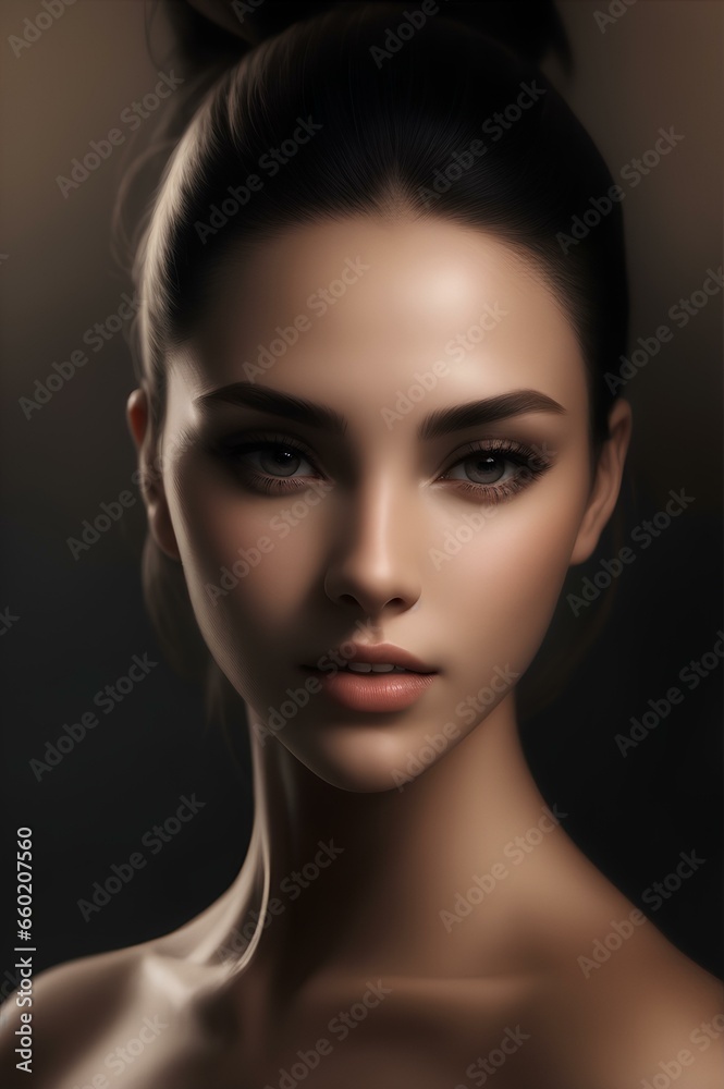 Beautiful Natural skincare model image Beautiful Natural skincare model image
