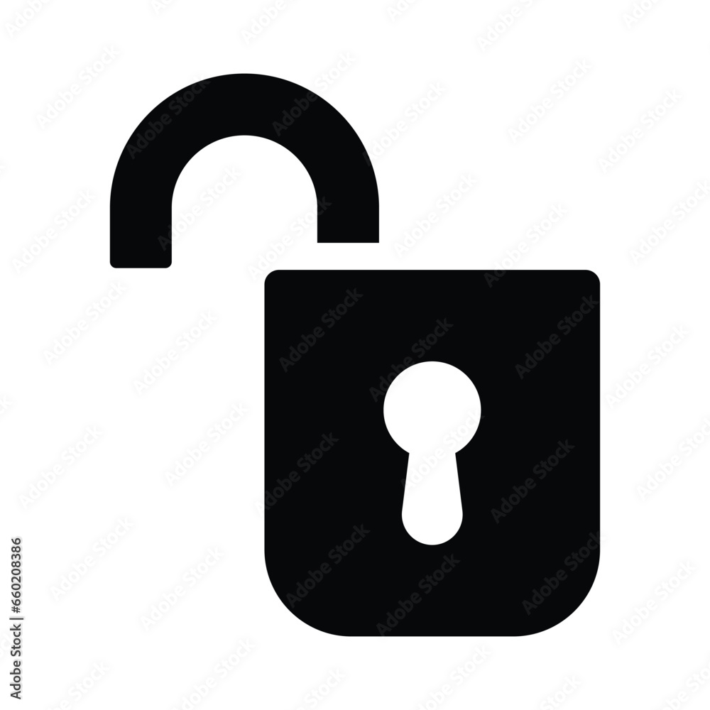 Padlock icon design, illustration design Padlock icon design, illustration design