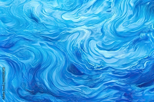Abstract Blue Texture Background: Tranquil Ripples of Water Inspired Patterns, generative AI