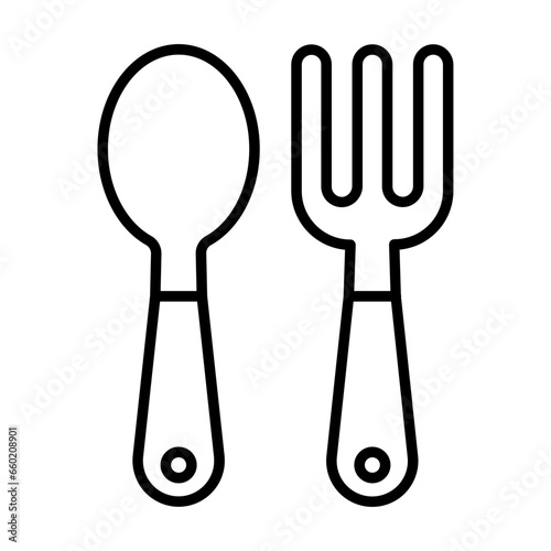 Baby cutlery Icon