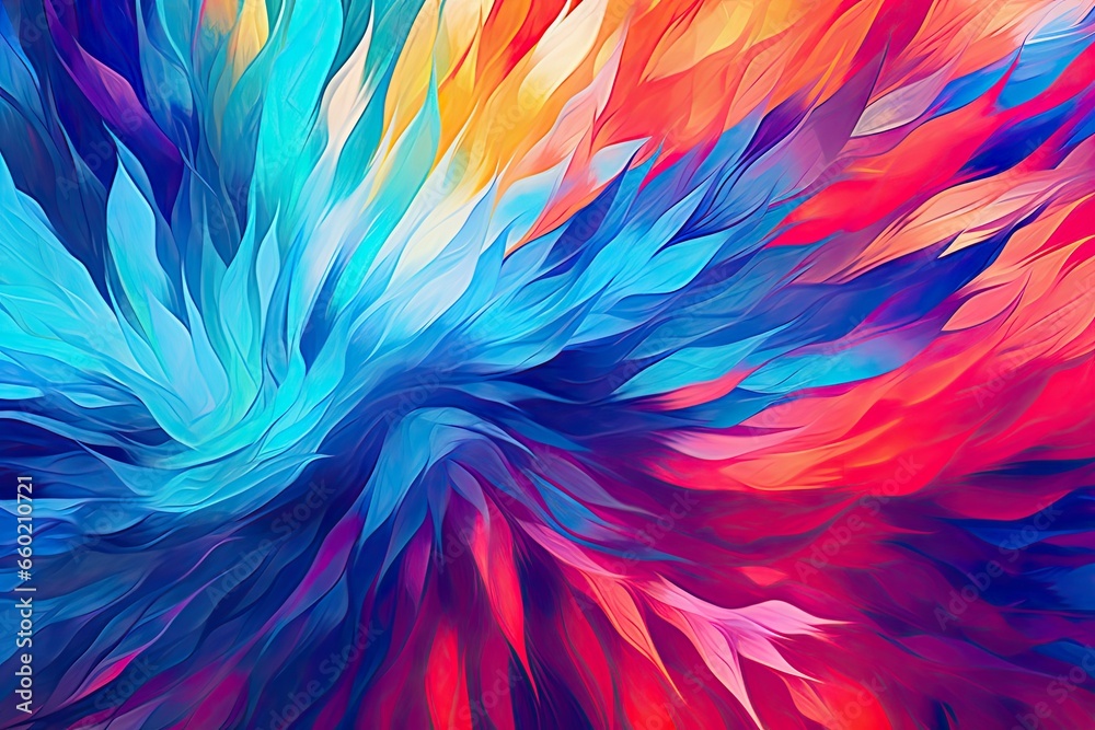 Abstract Multicolor Background: Vibrant Hues in Dynamic Play of Light, generative AI Abstract Multicolor Background: Vibrant Hues in Dynamic Play of Light, generative AI
