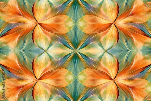 Abstract Pattern Background: Symmetry and Repetition Found in Nature's Stunning Beauty, generative AI