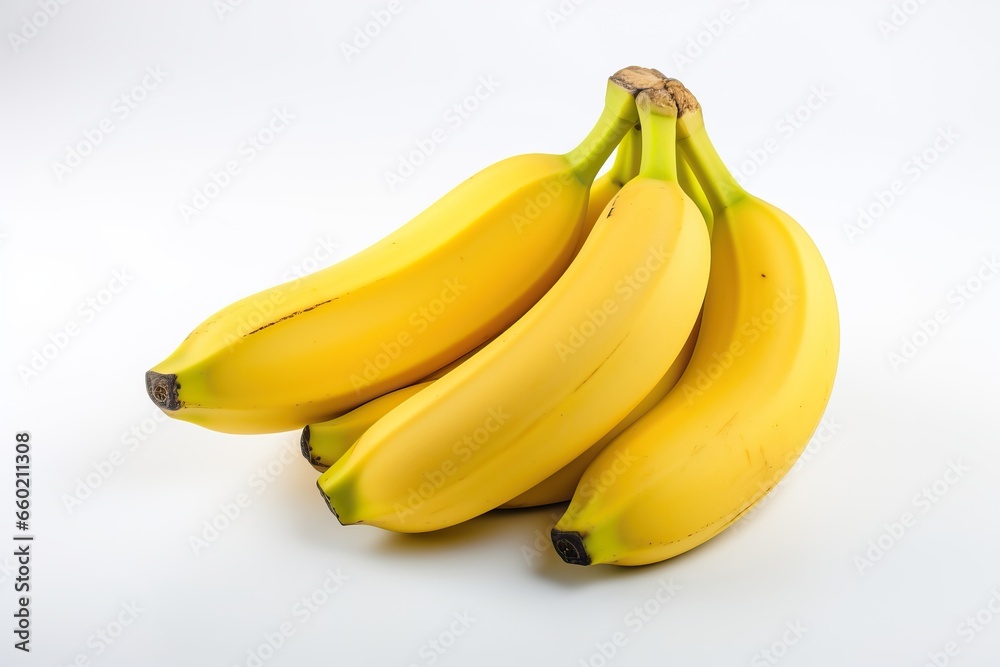 Ripe bananas, large and delicious to eat.
