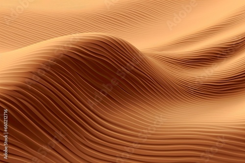 Brown Abstract Background: Rippled Sand Dune Visuals in Desert-Inspired Design, generative AI © Michael