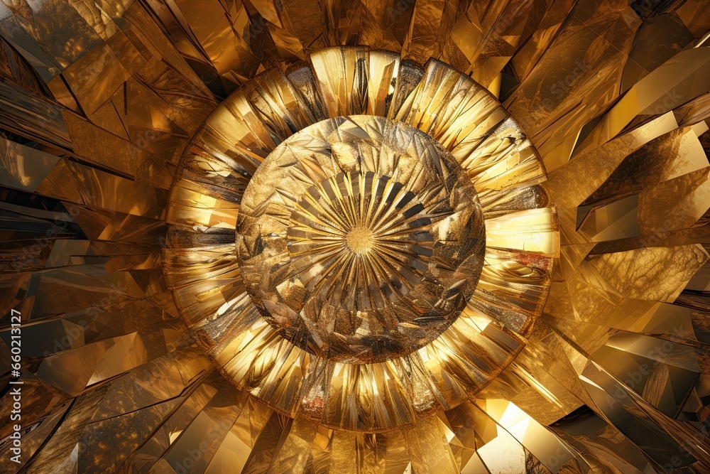 Golden Radiance: Opulent Gleams of a Treasure Trove - Abstract Gold Background, generative AI Golden Radiance: Opulent Gleams of a Treasure Trove - Abstract Gold Background, generative AI