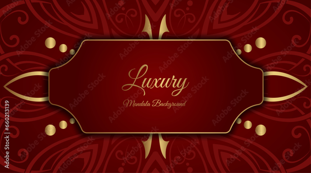 Luxury background  with mandala ornament