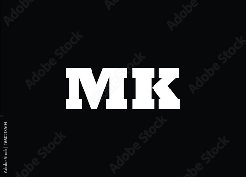 mk letter logo, monogram logo, smart logo, mk stylish logo, mk trending logo