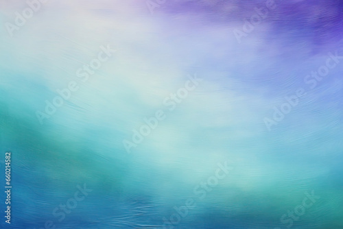 A vibrant blue and green ocean painting