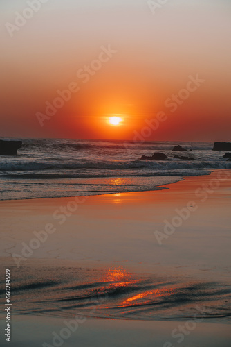 sunset in the Canggu beach
