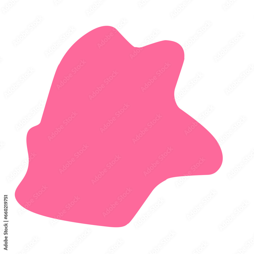 pink fluid blob