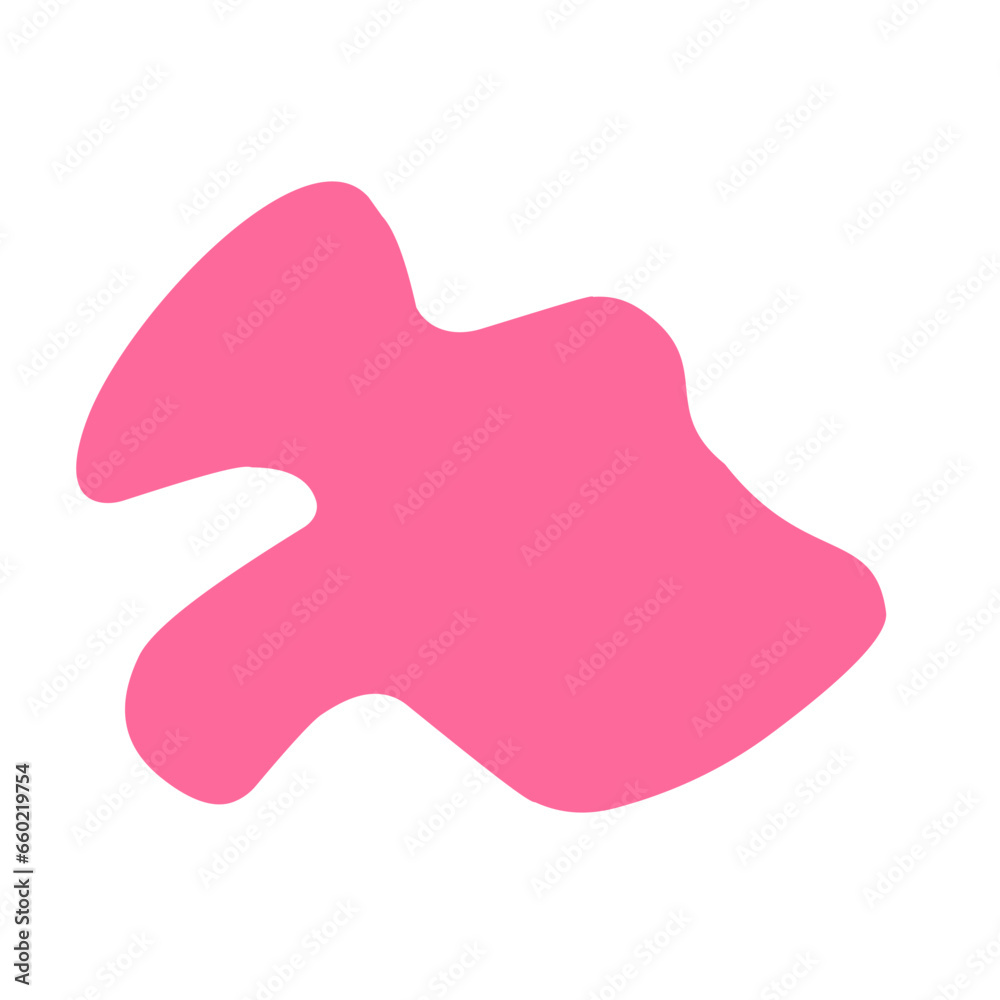 pink fluid blob