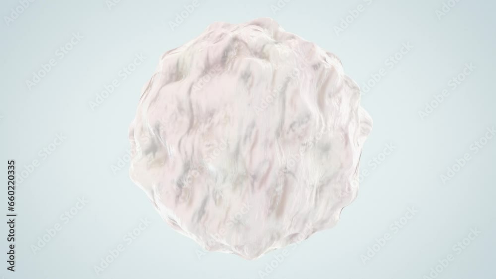 White wavy Snow ball in light background - Animation White wavy Snow ball in light background - Animation