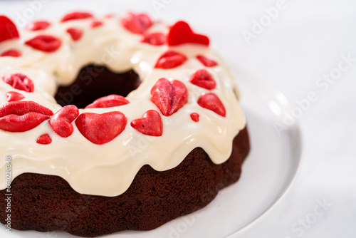 Red velvet bundt cake