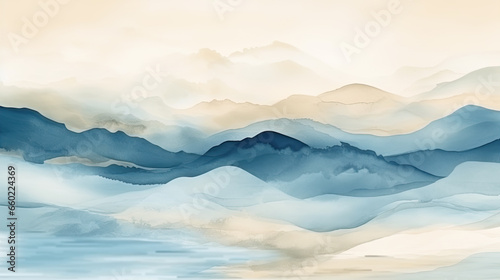 abstract landscape in earth pastel tones - a collection of handmade rag papers, web banner photo