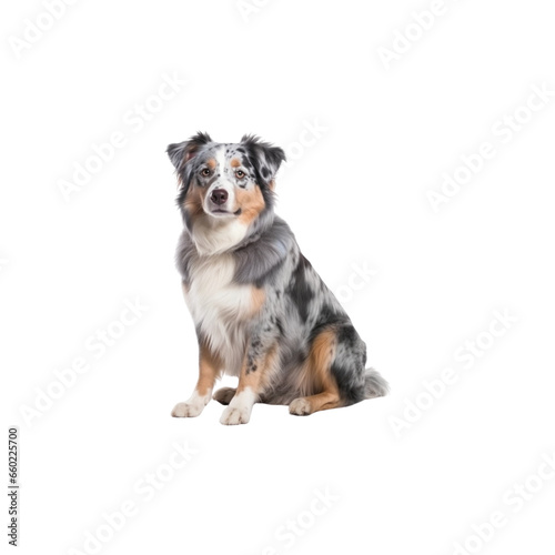 dog breed Australian shepherd no background