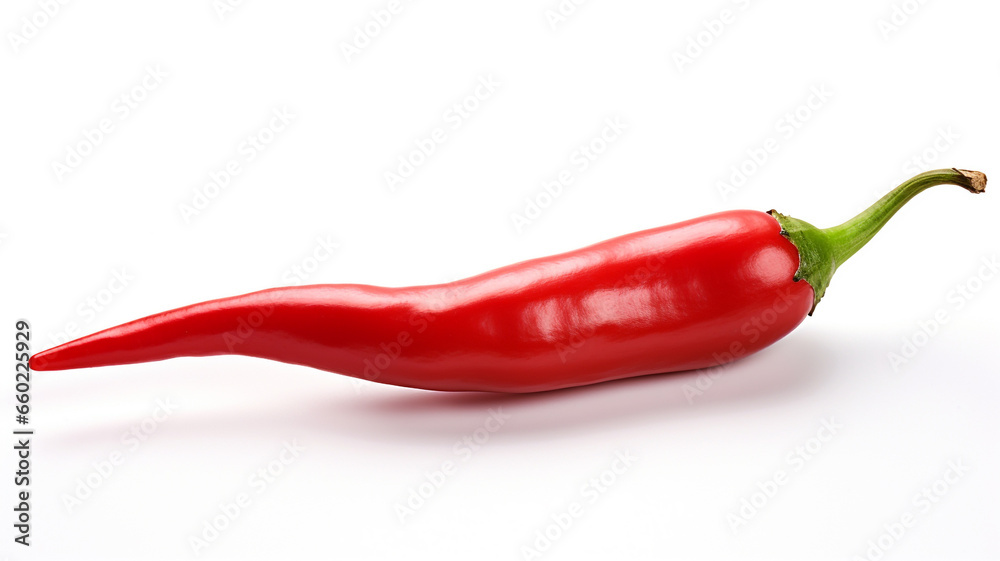 Fresh red chili peppers isolated on white background. Fresh red chili peppers isolated on white background.