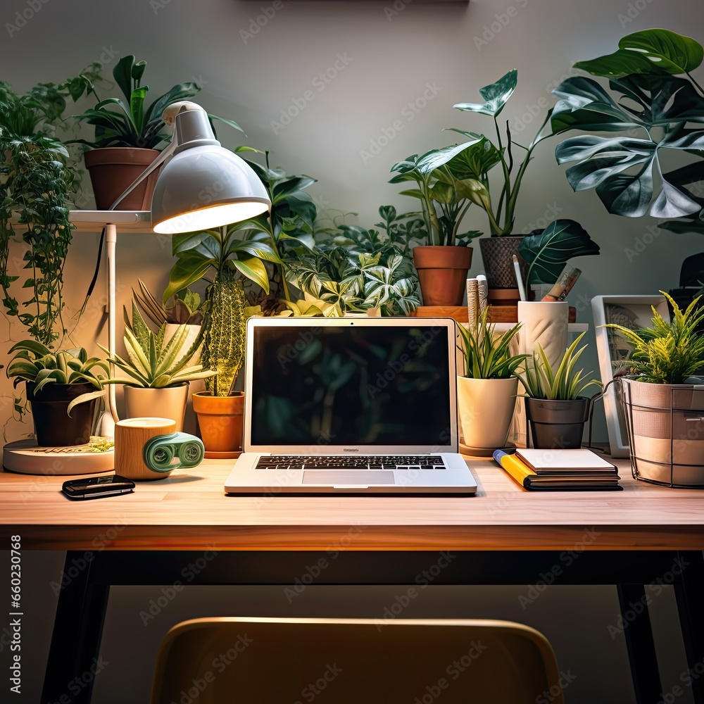 Fototapeta premium Workspace Tranquility
