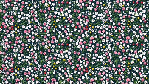seamless ditsy flowers repeating pattern, tiny flowers pattern, ditsy, liberty , meadow, floral