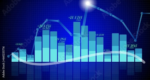 market graph  business  red  blue  monitor  ilustration  stock  vector  line  data  pixel  pixel art